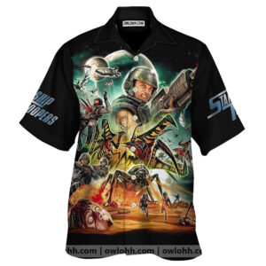 Starship Troopers - Hawaiian Shirt -  - Thelegend59