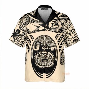3D A Demigod Of Hawaii Tatto Hawaiian Shirt Short Sleeve Hawaiian Shirt - For Men And Women - Kids  - Thelegend59