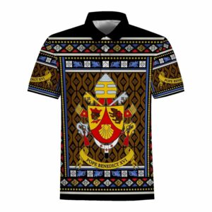 3D Hawaiian Outfit Pope Benedict Xvi Coat Of Arms  - Thelegend59