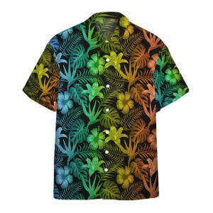 3D Light Colorful Tropical Hawaiian Shirt  - Thelegend59