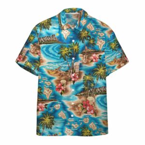 3D Tropical Island Escape Hawaiian Camp Hawaiian Shirts  - Thelegend59