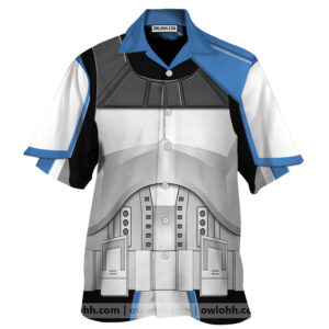 Captain Rex Costume Hawaiian Shirt - For Men And Women - Kids  - Thelegend59