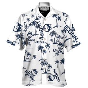 Uconn Huskies Tropical Hawaiian Shirt  - Thelegend59
