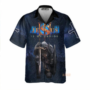 A Child Of God A Man Of Faith A Warrior Of Christ Hawaiian Shirt - For Men And Women - Kids  - Thelegend59