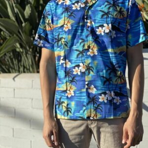 A Hundred Sunsets Blue Amazing Design Hawaiian Shirt  - Thelegend59