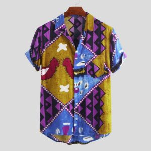Abstractpurple Unique Design Unisex Hawaiian Shirt  - Thelegend59