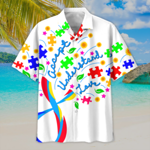 Accept Understand Love Hawaiian Shirt  - Thelegend59
