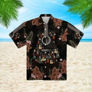 Acoustic Guitar Unisex Hawaiian Shirt  - Thelegend59