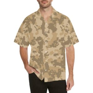 Acu Digital Desert Camouflage Hawaiian Shirt  - Thelegend59