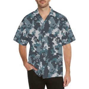 Acu Digital Urban Camouflage Hawaiian Shirt  - Thelegend59