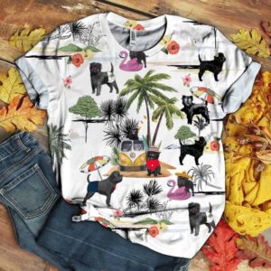 Affenpinscher Hawaii Beach Retro  - Thelegend59