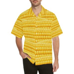 Agricultural Corn Cob Pattern Hawaiian Shirt  - Thelegend59