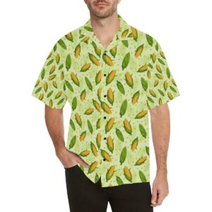 Agricultural Fresh Corn Cob Print Pattern Hawaiian Shirt  - Thelegend59