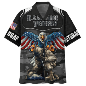 Air Force U.S.A Force Veteran Hawaiian Shirt - For Men And Women - Kids  - Thelegend59