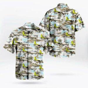 Airbaltic Fokker 50 Hawaiian Shirt  - Thelegend59
