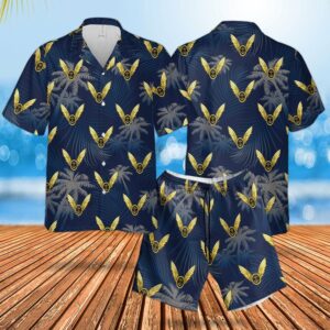Aircrew Wingsblue Awesome Design Unisex Hawaiian Shirt  - Thelegend59