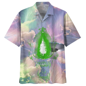 Alien Purple Awesome Design Unisex Hawaiian Shirt  - Thelegend59