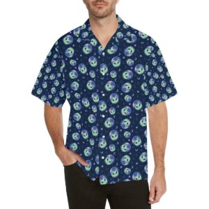 Alien Cat Hawaiian Shirt  - Thelegend59