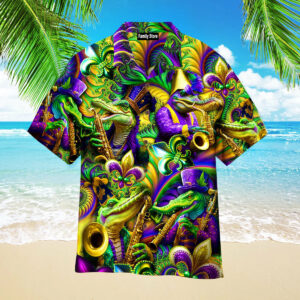 Alligators Mardi Gras Carnival Party Hawaiian Shirts Pn303069Lb - For Men And Women - Kids  - Thelegend59