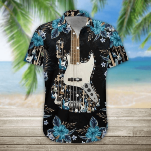 Aloha Bass Guitar Hawaiian Shirt  - Thelegend59