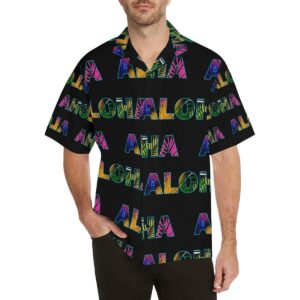 Aloha Hawaii Neon Hawaiian Shirt  - Thelegend59