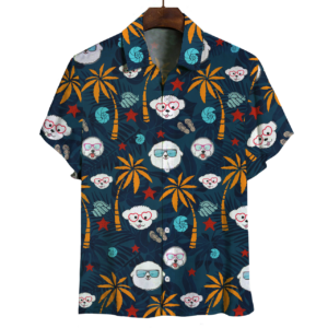Aloha Hawaiian Bichon Frise Hawaiian Shirts  - Thelegend59