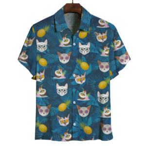 Aloha Hawaiian Burmilla Cat Hawaiian Shirts  - Thelegend59