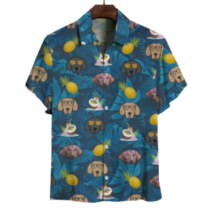 Aloha Hawaiian Curly Coated Retriever Hawaiian Shirts  - Thelegend59