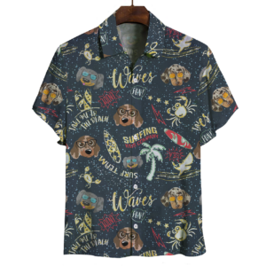 Aloha Hawaiian Dapple Dachshund Hawaiian Shirts  - Thelegend59