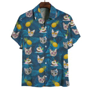 Aloha Hawaiian Egyptian Mau Cat Hawaiian Shirts  - Thelegend59