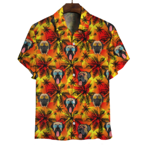 Aloha Hawaiian English Mastiff Hawaiian Shirts  - Thelegend59