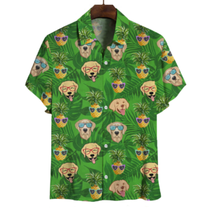 Aloha Hawaiian Labrador Hawaiian Shirts  - Thelegend59
