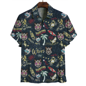 Aloha Hawaiian Norwegian Elkhound Hawaiian Shirts  - Thelegend59