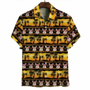 Aloha Hawaiian Pig Hawaiian Shirts  - Thelegend59