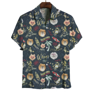 Aloha Hawaiian Pomeranian Hawaiian Shirts  - Thelegend59