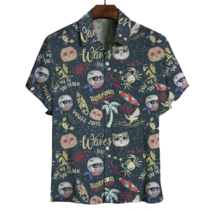 Aloha Hawaiian Scottish Fold Cat Hawaiian Shirts  - Thelegend59
