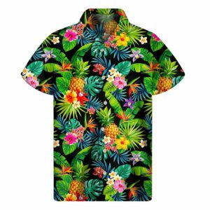 Aloha Hawaiian Tropical Pattern Print Men'S Short Sleeve Hawaiian Shirts  - Thelegend59