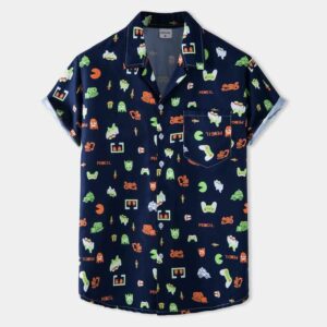 Aloha Party Black Unique Design Unisex Hawaiian Shirt  - Thelegend59