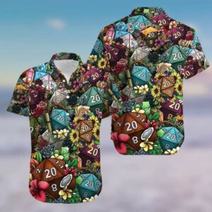 Aloha Hawaiian Shirtss Dice Luck Is In Small Things Hawaiian Shirt - Summer Hawaiian Shirts - Beach Hawaiian Shirts  - Thelegend59