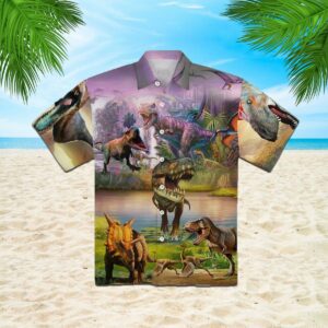 Always Be Dinosaur Hawaiian Shirt  - Thelegend59