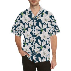 Amaryllis Pattern Print Design Hawaiian Shirt  - Thelegend59