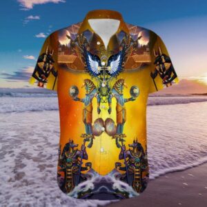 Amazing Ancient Egypt Hawaiian Aloha Hawaiian Shirtss  - Thelegend59