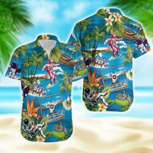 Amazing Astronaut Christmas Hawaiian Aloha Hawaiian Shirtss  - Thelegend59