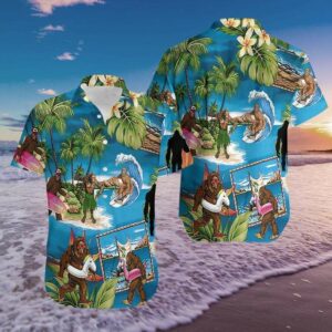 Amazing Bigfoot Christmas Hawaiian Aloha Hawaiian Shirtss  - Thelegend59