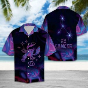 Amazing Cancer Horoscope Hawaiian Shirt Zodiac Birthday Gifts  - Thelegend59