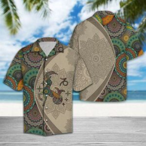 Amazing Capricorn Horoscope Mandala Unisex Hawaiian Shirts  - Thelegend59