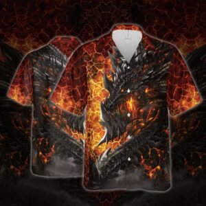 Amazing Dragon Lava Hawaiian Aloha Hawaiian Shirtss  - Thelegend59
