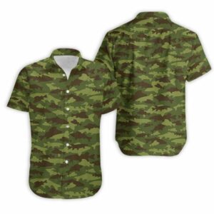 Amazing Fishing Camo Unisex Hawaiian Aloha Hawaiian Shirtss  - Thelegend59