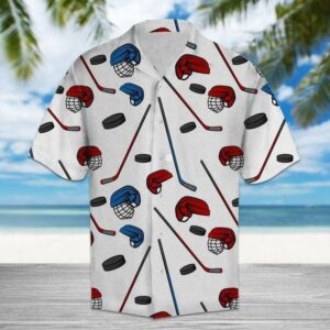 Amazing Hockey Love Hawaiian Aloha Hawaiian Shirtss  - Thelegend59