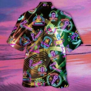 Amazing Karaoke Neon Sign Hawaiian Shirt  - Thelegend59